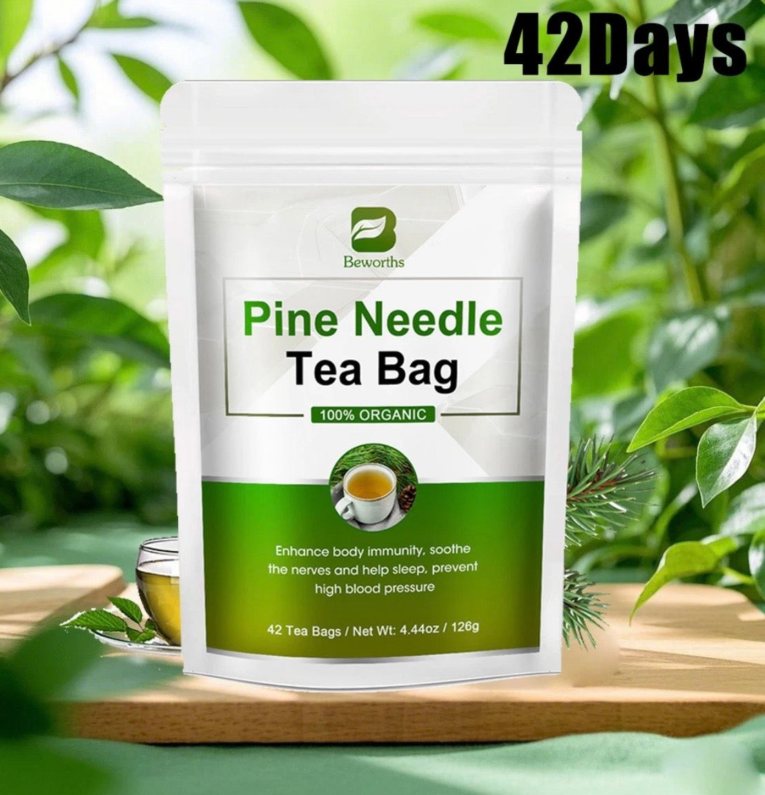 Pine needle tea, great for detoxing the covid vaccine wild-picked from northern white pines | Protects against infection, strengthens immunity, high in antioxidants, natural suramin