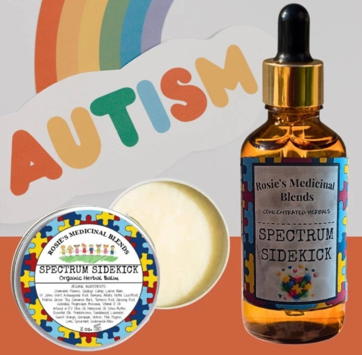 Autism Spectrum Tincture | ASD Herbal Support | Calm & Focus | Organic Sensory Amplifier Kids & Adults