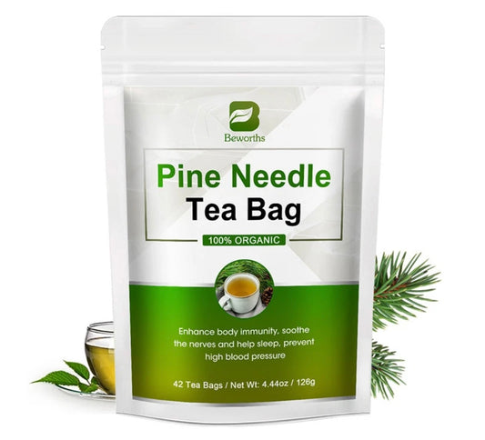 Pine needle tea, great for detoxing the covid vaccine wild-picked from northern white pines | Protects against infection, strengthens immunity, high in antioxidants, natural suramin