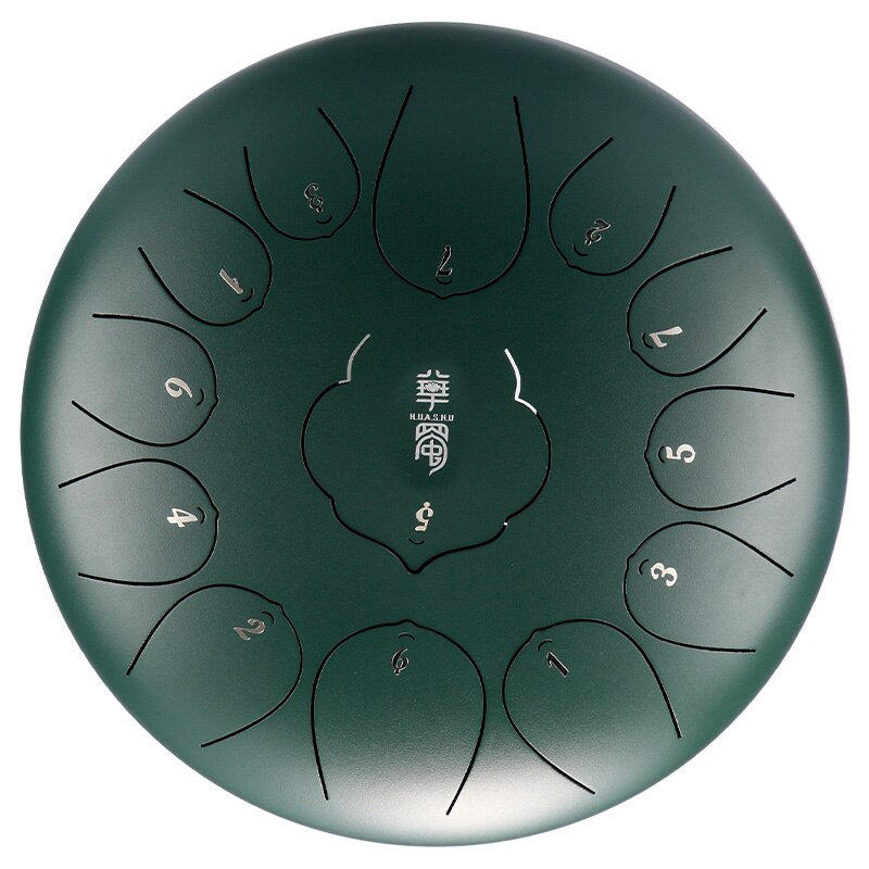 Handpan drum 12 Inch 13 Tone Steel Tongue Drum Hand Pan Drum With Padded Drum Bag And A Pair Of Mallets  huedrum Yoga Meditation