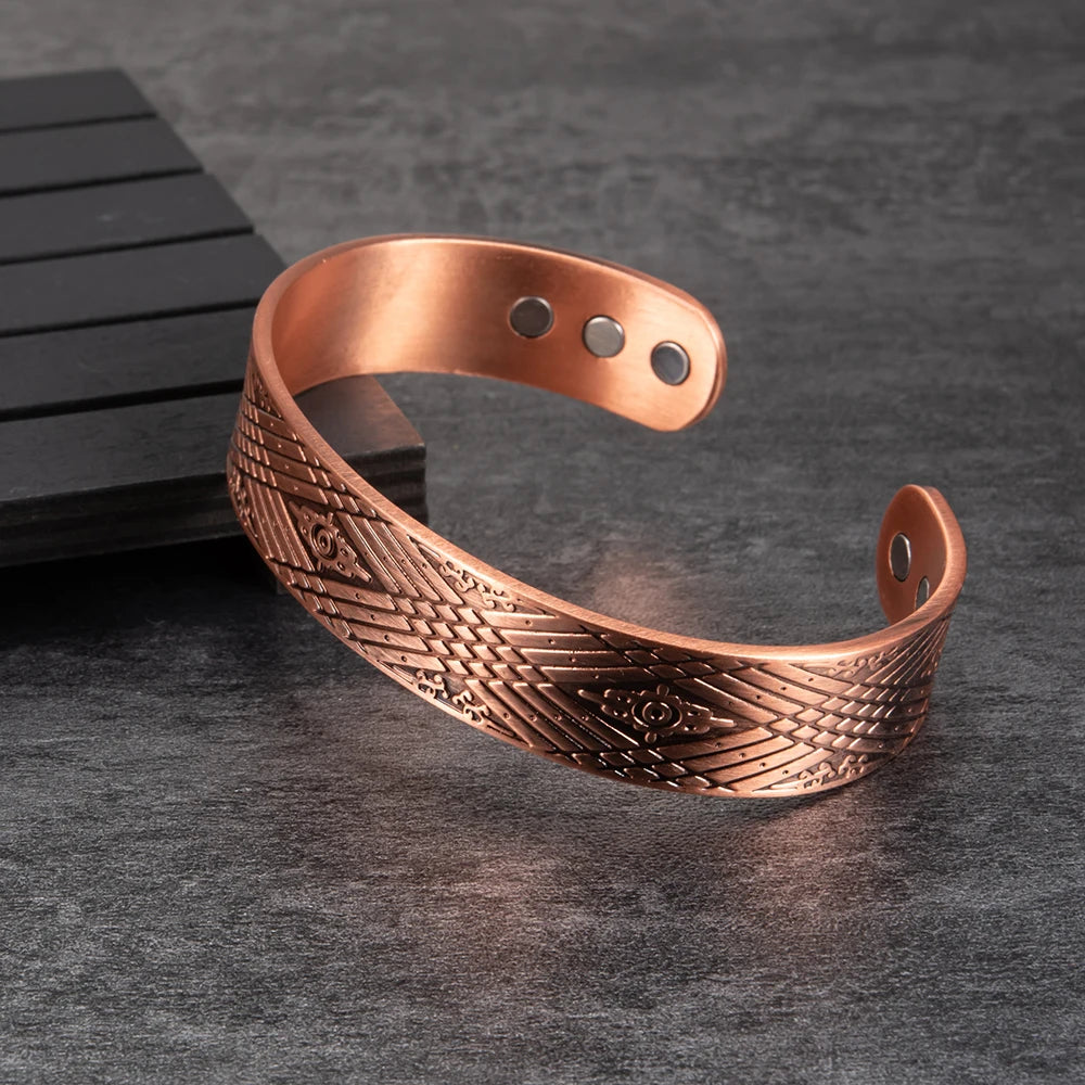 Electromagnetic Copper Bracelets, Increases Your Electrical Current ⚡️ Protects From Radio Waves, Great To Wear While Grounding & SunGazing ☀️🧘🏽‍♂️