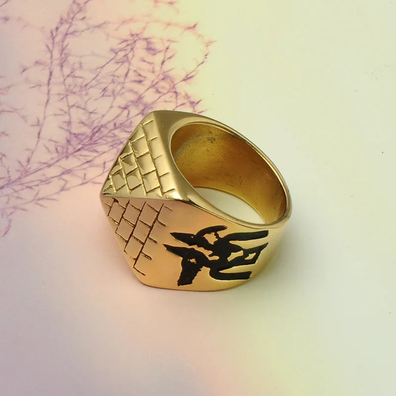 Ancient Kemetic Pyramid Ring Pharaoh's Eye of Horus