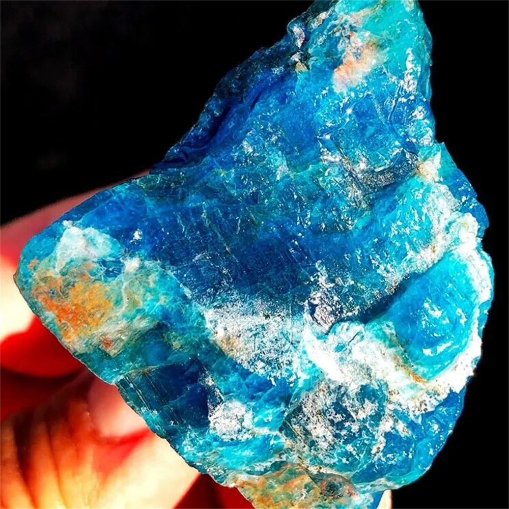 Blue Apatite Crystal Mineral Specimen This Gemstone Is Known To Connect Your Soul With The Past Self. It Restores Primordial Wisdom By Connecting Your Soul To Spiritual & More Intellectual Parts Of Your Previous Self.