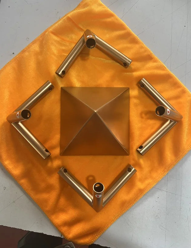 Kemetic Giza Meditation Pyramid Kit Cosmic Energy Receiver Suitable for 5/8" Copper tubes.