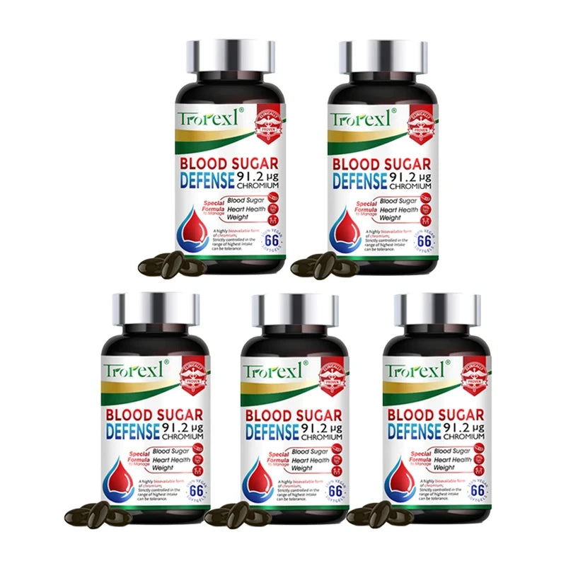 Blood Sugar Defense Diabetes Capsule for Cardiovascular Heart, Sugar Metabolism, Maintain of Normal Blood Glucose Concentrations