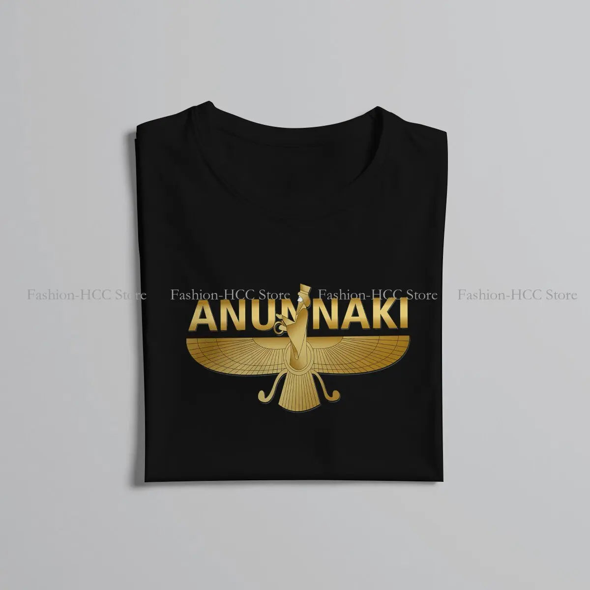 Mesopotamian God ANUNNAKI Round Collar TShirt Ancient Esoteric Clothing.