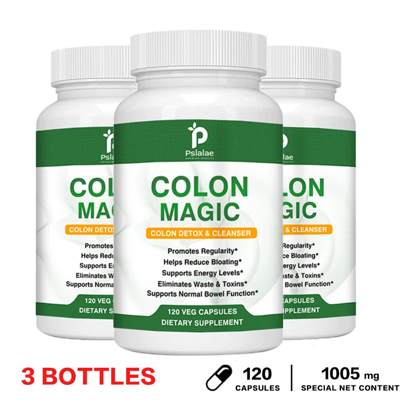 Colon Detox & Cleanse Capsules - Powerful Natural Cleanser, Intestinal Cleansing, Digestion, Helps with Constipation & Bloating