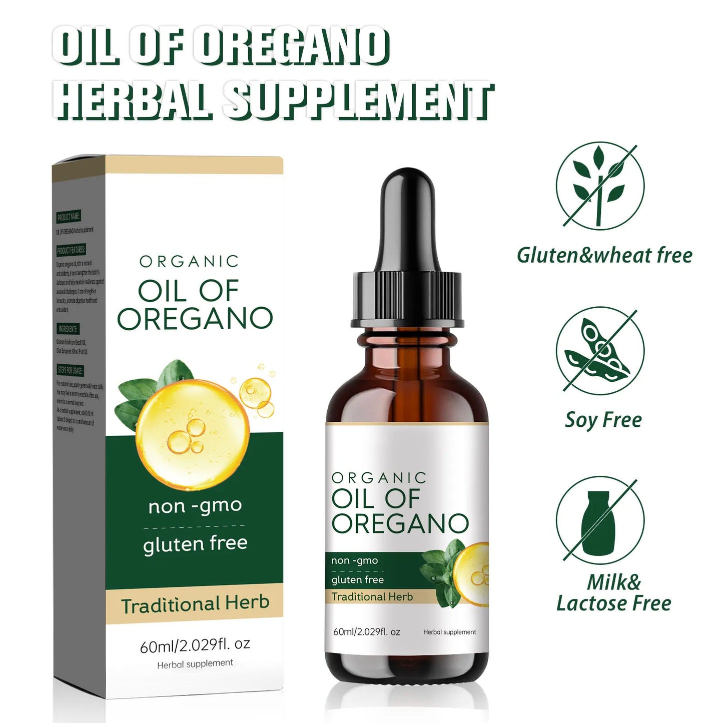 Oil Of Oregano Fights Bacteria, Treats Fungal Infections, Heals Wounds, Pain Reliever, Repels Insects.