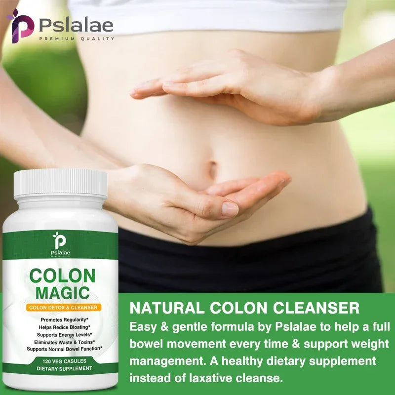 Colon Detox & Cleanse Capsules - Powerful Natural Cleanser, Intestinal Cleansing, Digestion, Helps with Constipation & Bloating