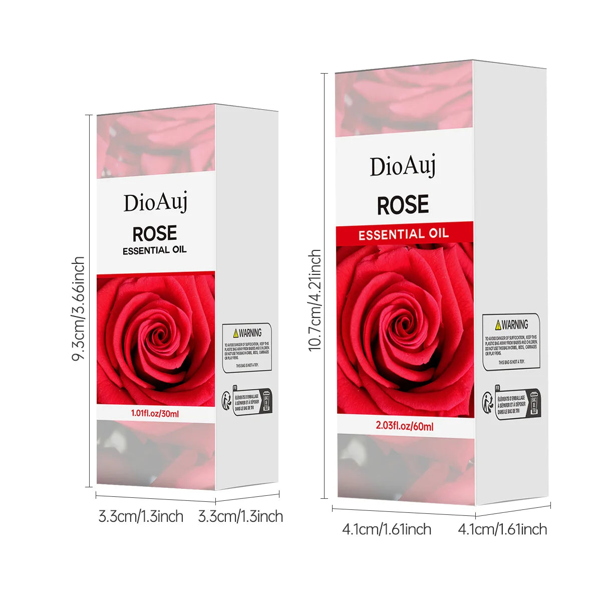 DioAuj 1PCS Essential Oil with Dropper ROSE Face Body Skin Care  Aromatherapy Oil for Humidifier Aromatherapy Candle