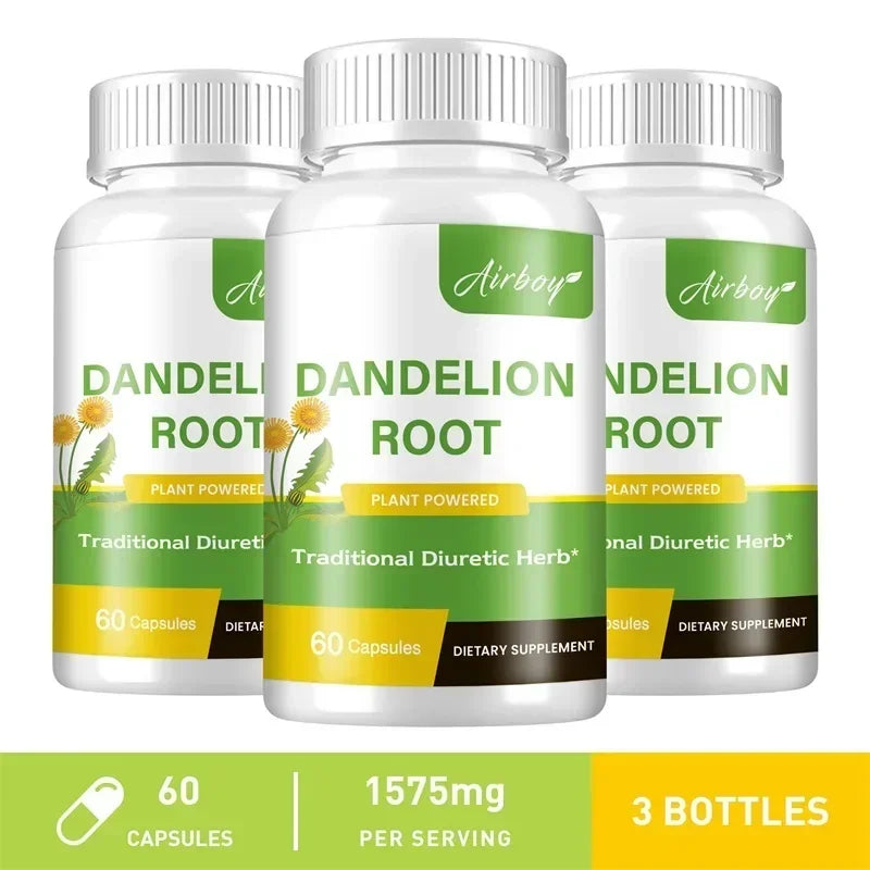 Dandelion Root Capsules - Prostate Health Support, Liver Protection, Relieving Frequent Urination, Improving Immunity