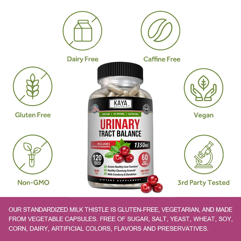 D-Mannose - Urinary Tract UT Cleansing and Bladder Health - Made with Cranberry, Hibiscus and Dandelion Root