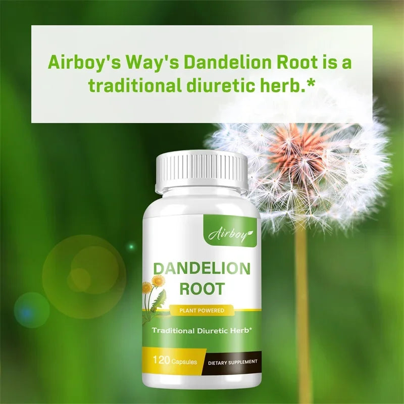 Dandelion Root Capsules - Prostate Health Support, Liver Protection, Relieving Frequent Urination, Improving Immunity