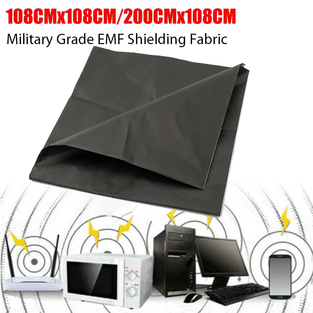 Super EMF Shielding Fabric Grade Anti Radiation Protection Faraday Black Anti-oxidation Anti-GPS Anti-theft Radiation.