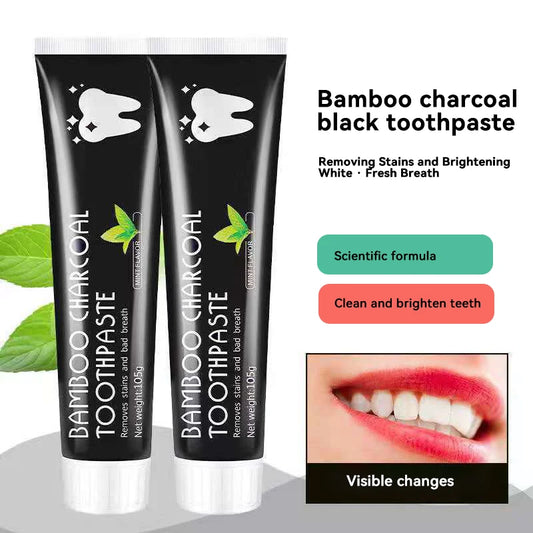 Bamboo Charcoal Toothpaste Whitening Teeth Activated carbon Removing Yellow Teeth Cleaning Tooth Stain Oral Fresh Tooth Care