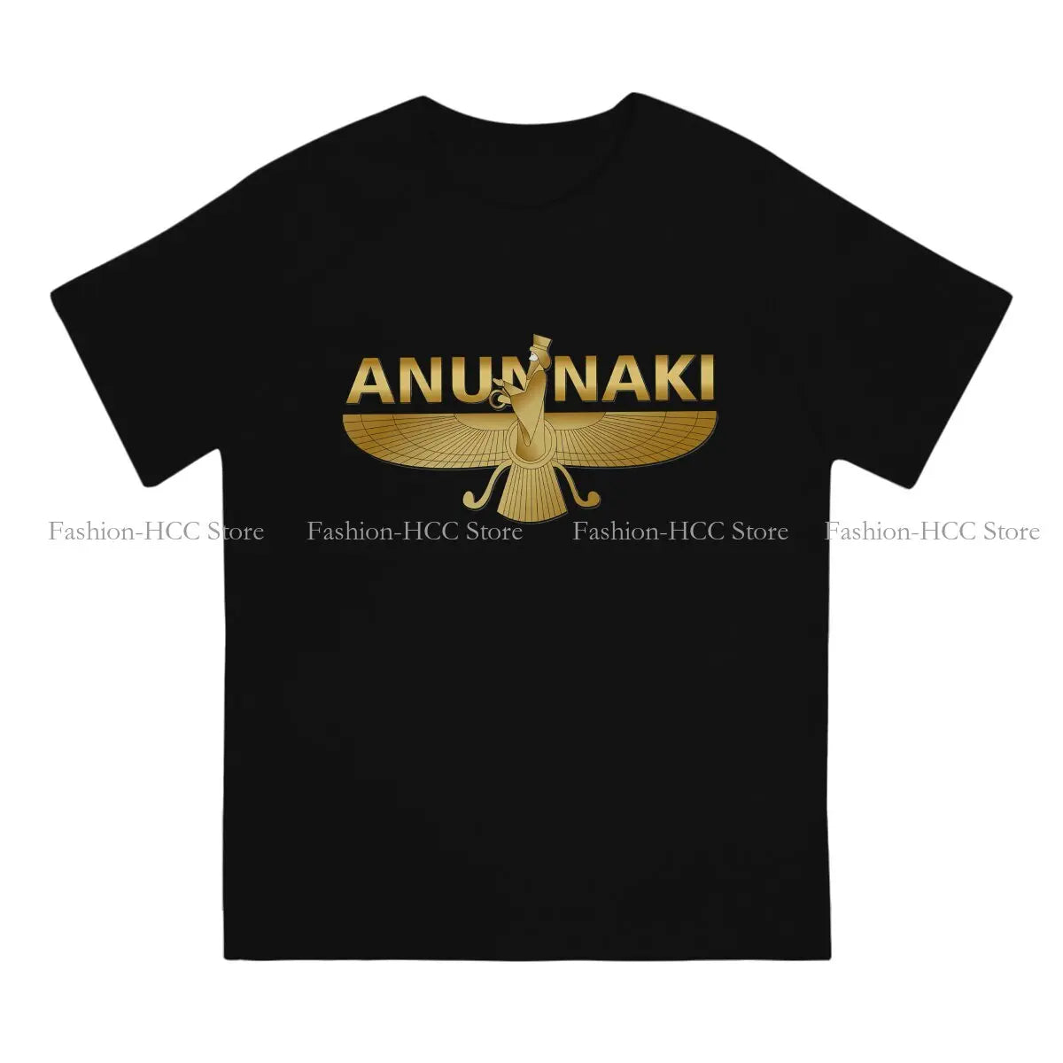 Mesopotamian God ANUNNAKI Round Collar TShirt Ancient Esoteric Clothing.