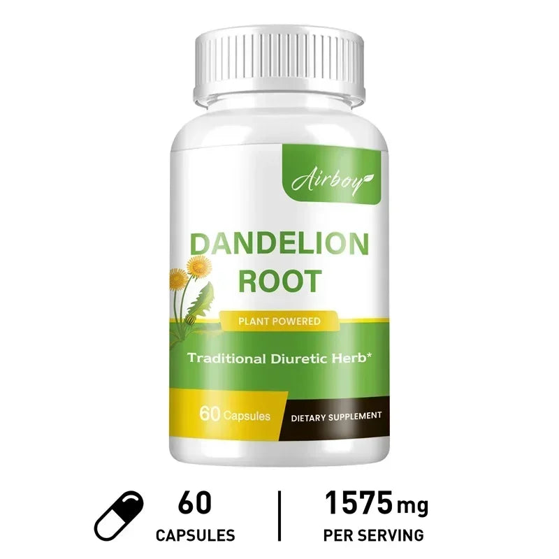Dandelion Root Capsules - Prostate Health Support, Liver Protection, Relieving Frequent Urination, Improving Immunity
