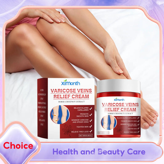 Aescin Horse Chestnut Varicose Veins Cream Leg Swelling Relief Eliminate Vasculitis Phlebitis Improve Blood Circulation Spider Veins Soothing Cream.