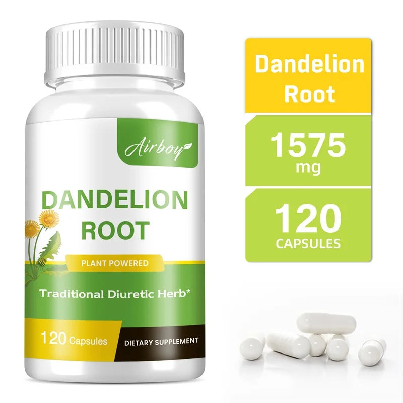 Dandelion Root Capsules - Prostate Health Support, Liver Protection, Relieving Frequent Urination, Improving Immunity