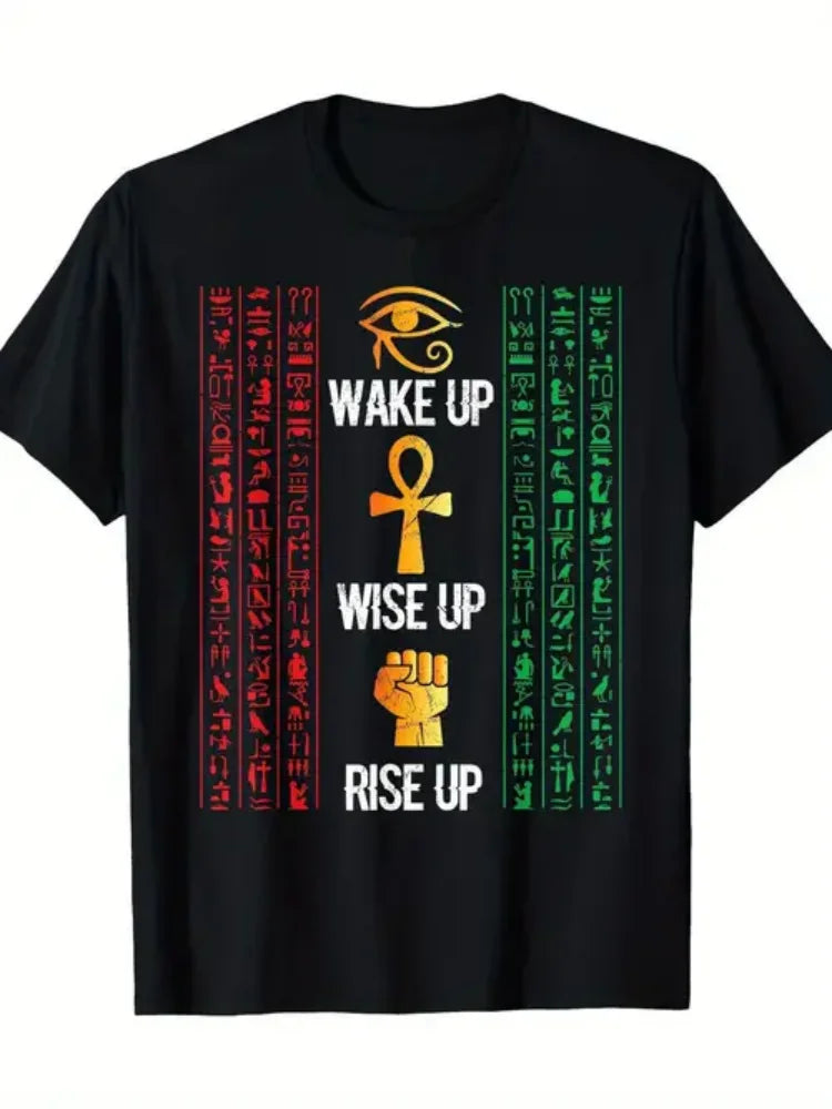 Esoteric Clothing Kemetic Hieroglyphics & Ankh.