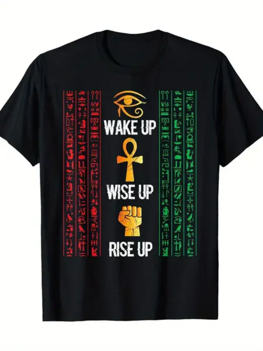 Esoteric Clothing Kemetic Hieroglyphics & Ankh.