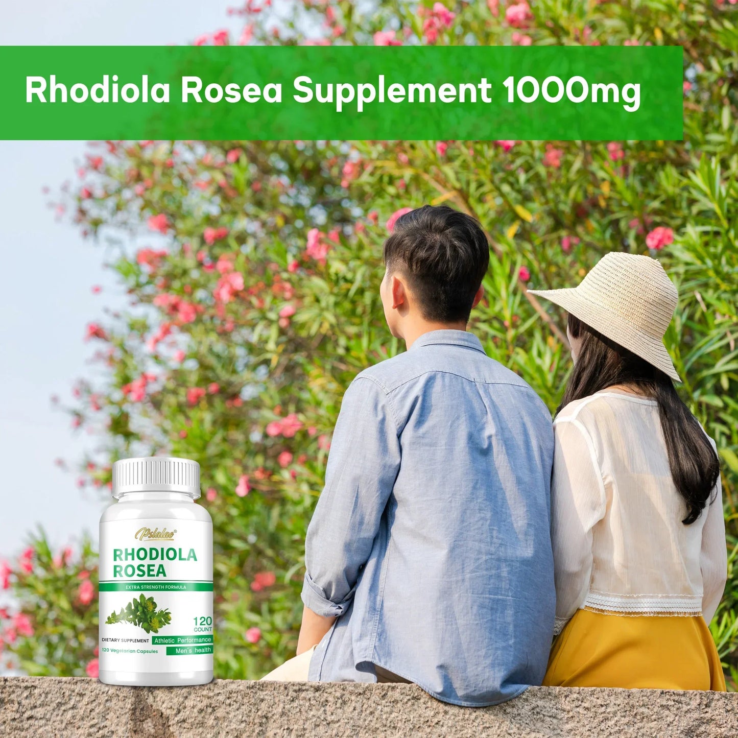 Rhodiola Rosea - Relieve Stress, Replenish Energy, Improve Endurance, Cognition & Remove Negative Mood - 120 Capsules