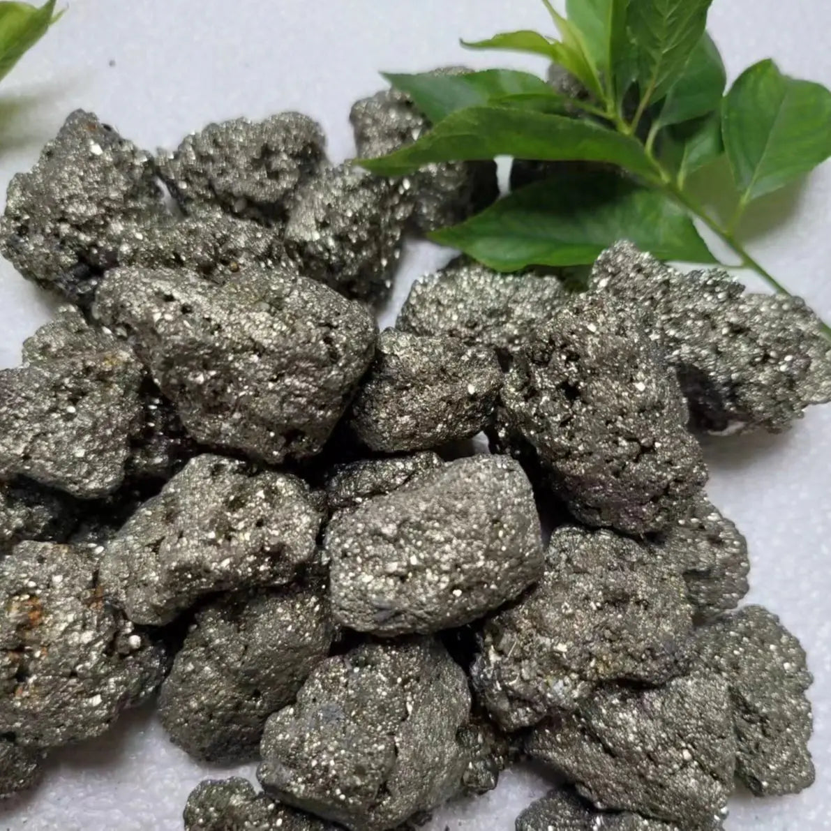 Natural Pyrite Raw Crystal Cluster Mineral.