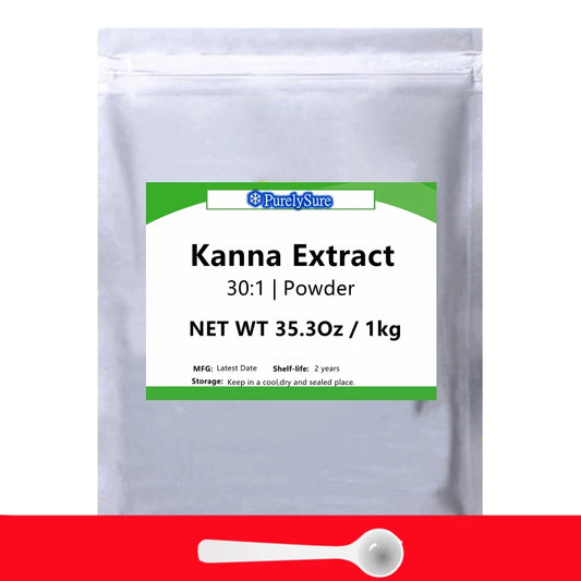 Kanna Powder Extract Raises Natural Serotonin Levels Increases Mood Stress Relief Fight Anxiety & Depression.