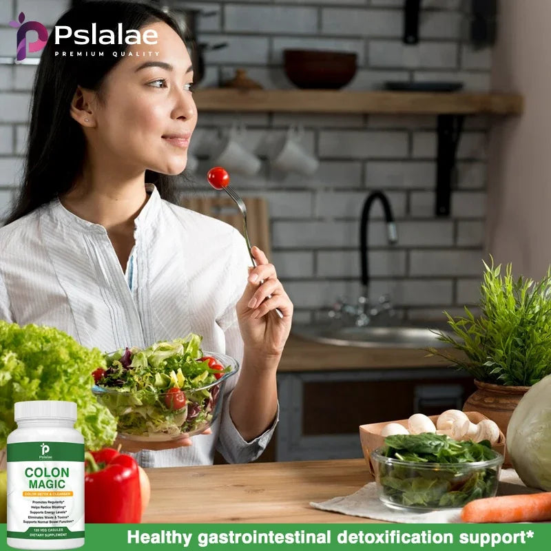 Colon Detox & Cleanse Capsules - Powerful Natural Cleanser, Intestinal Cleansing, Digestion, Helps with Constipation & Bloating