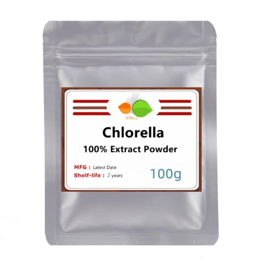 Chlorella, Rich in Chlorpohyll, High Protein, Antioxidant, Boosts Immune System, Lowers Cholesterol, Removes Toxic Metals From the Body.