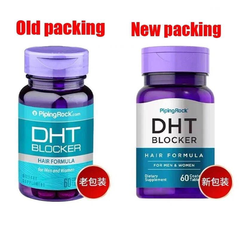 A bottle Advanced DH-T Blocker Hair Growth Supplement for Hereditary Thinning Hair - for Men and Women, Hair Loss