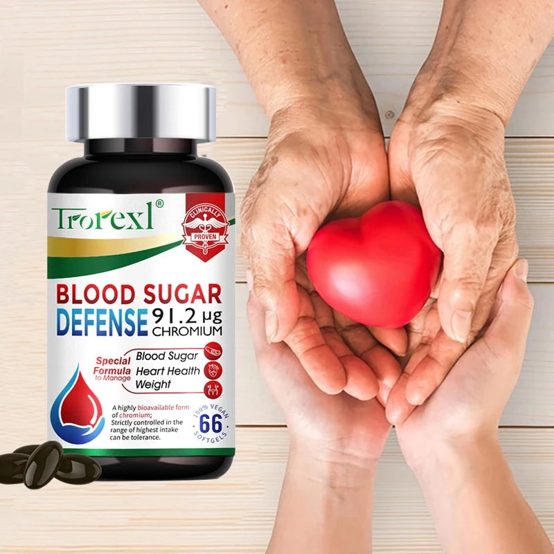 Blood Sugar Defense Diabetes Capsule for Cardiovascular Heart, Sugar Metabolism, Maintain of Normal Blood Glucose Concentrations