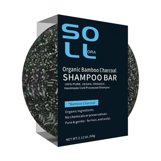 Solid Shampoo Bar Grey Hair Coverage Shampoo Bar Natural Charcoal Black Hair Darkening Shampoo Bar for Moisturizing refreshing