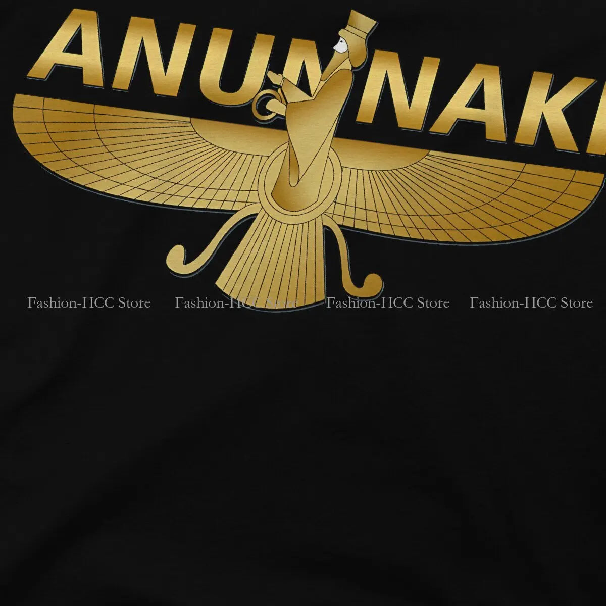 Mesopotamian God ANUNNAKI Round Collar TShirt Ancient Esoteric Clothing.