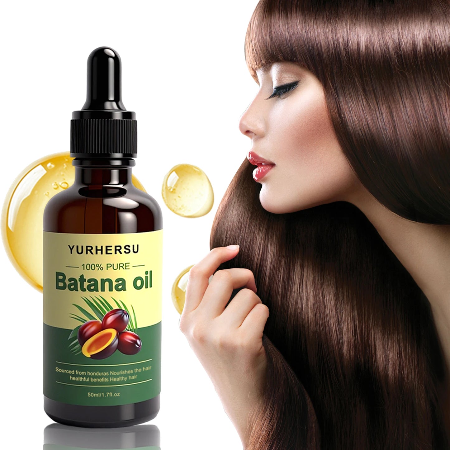 Batana Oil for Hair Growth: Dr Sebi Organic Raw Batana Oil from Honduras - 100% Pure & Natural - For Thicker & Stronger Hair