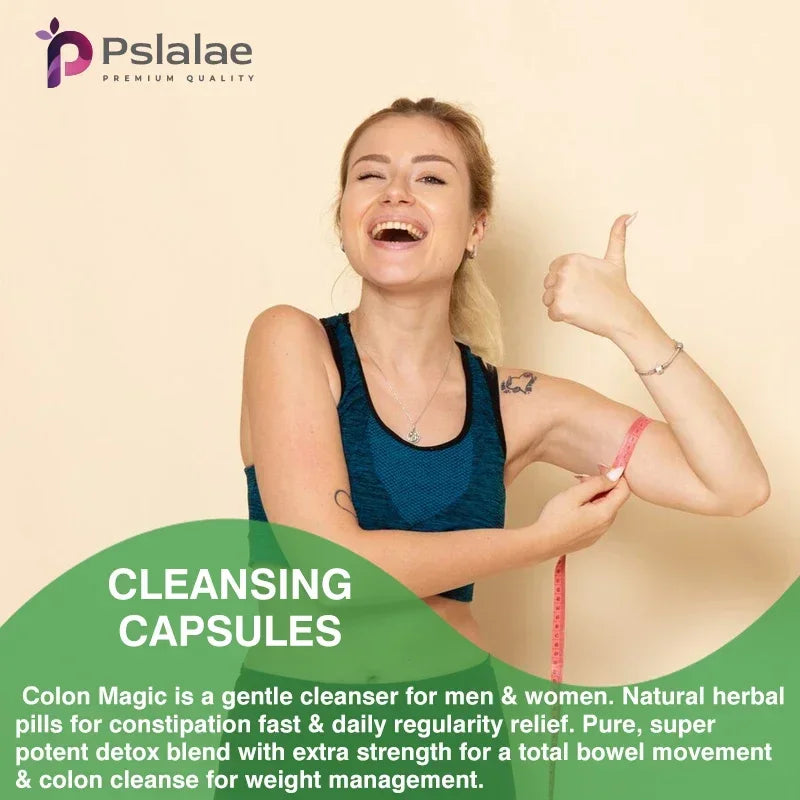 Colon Detox & Cleanse Capsules - Powerful Natural Cleanser, Intestinal Cleansing, Digestion, Helps with Constipation & Bloating