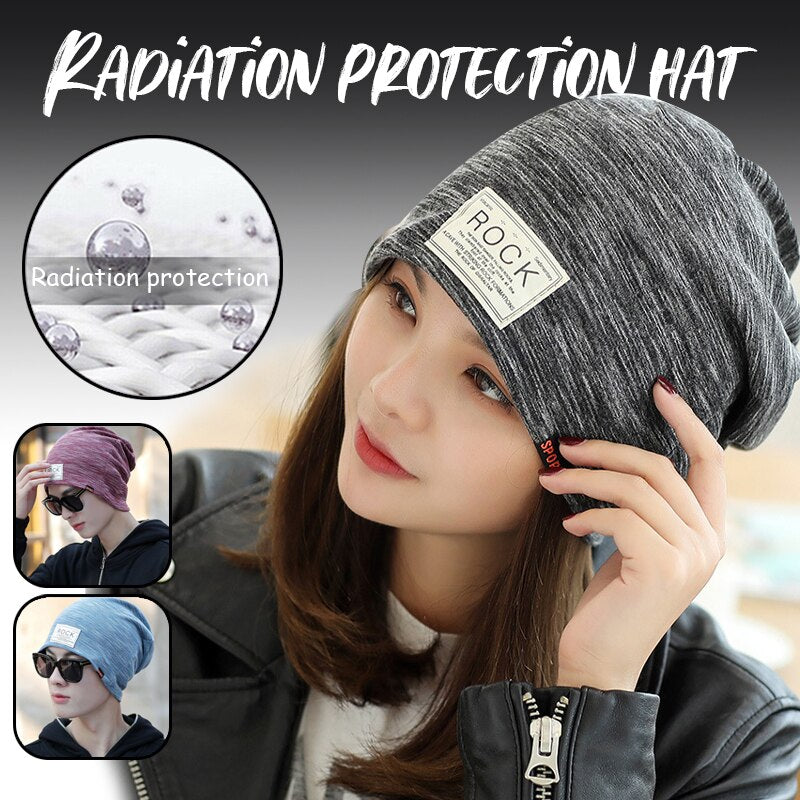 Anti Radiation Cap Silver fiber electromagnetic Wave Rfid Shielding Multicolor EMF Protection Hat RF/Microwave Protection Beanie