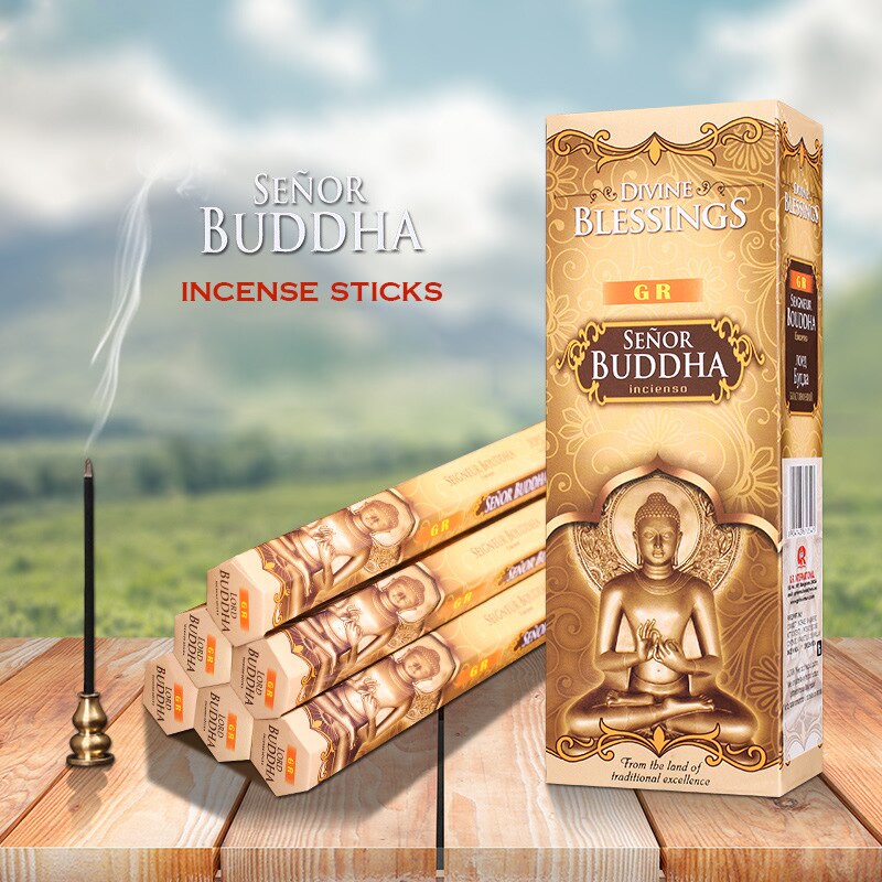 Original Indian Incense 20 Sticks Meditation Palo Santo White Sage Incense Room Air Fresh Aromatherapy