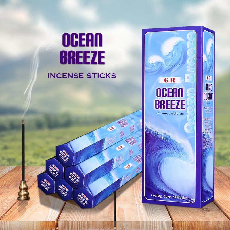 Original Indian Incense 20 Sticks Meditation Palo Santo White Sage Incense Room Air Fresh Aromatherapy