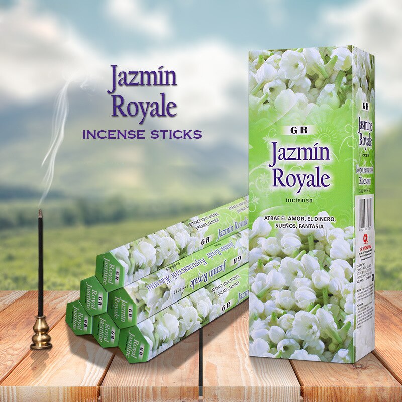 Original Indian Incense 20 Sticks Meditation Palo Santo White Sage Incense Room Air Fresh Aromatherapy