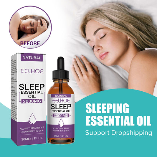 Deep Sleeping Aid Oil Lavender Essential Oil Aromatherapy Relieve Stress Anxiety Insomnia Treatment Improving Sleep Help Product