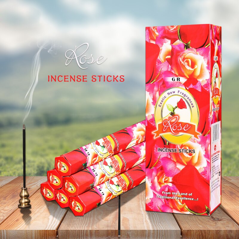 Original Indian Incense 20 Sticks Meditation Palo Santo White Sage Incense Room Air Fresh Aromatherapy