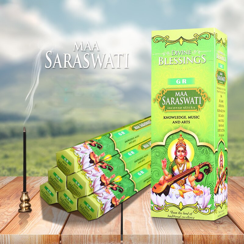 Original Indian Incense 20 Sticks Meditation Palo Santo White Sage Incense Room Air Fresh Aromatherapy
