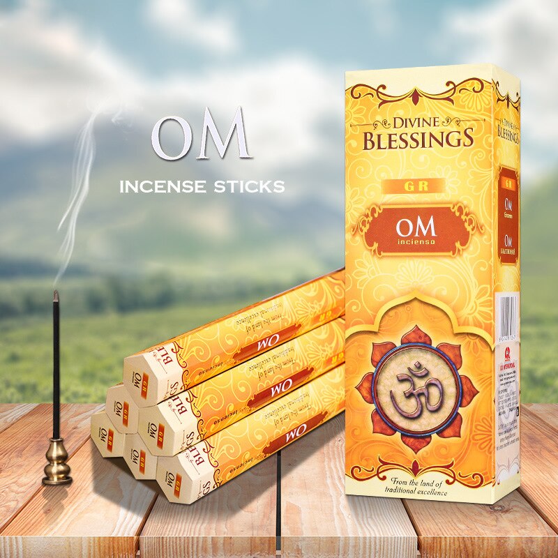 Original Indian Incense 20 Sticks Meditation Palo Santo White Sage Incense Room Air Fresh Aromatherapy