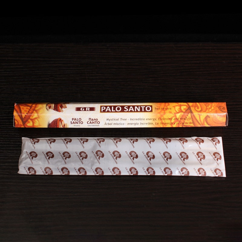 Original Indian Incense 20 Sticks Meditation Palo Santo White Sage Incense Room Air Fresh Aromatherapy
