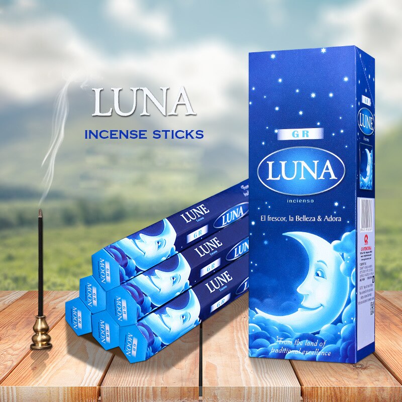 Original Indian Incense 20 Sticks Meditation Palo Santo White Sage Incense Room Air Fresh Aromatherapy