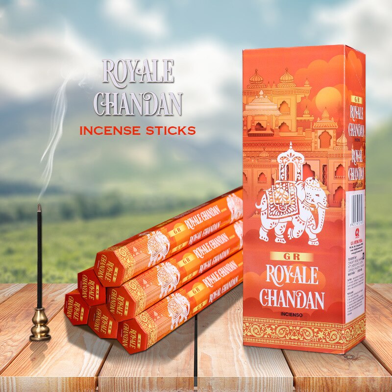 Original Indian Incense 20 Sticks Meditation Palo Santo White Sage Incense Room Air Fresh Aromatherapy