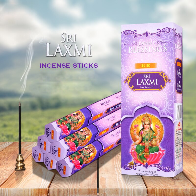 Original Indian Incense 20 Sticks Meditation Palo Santo White Sage Incense Room Air Fresh Aromatherapy