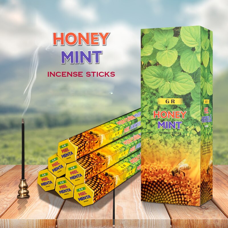 Original Indian Incense 20 Sticks Meditation Palo Santo White Sage Incense Room Air Fresh Aromatherapy