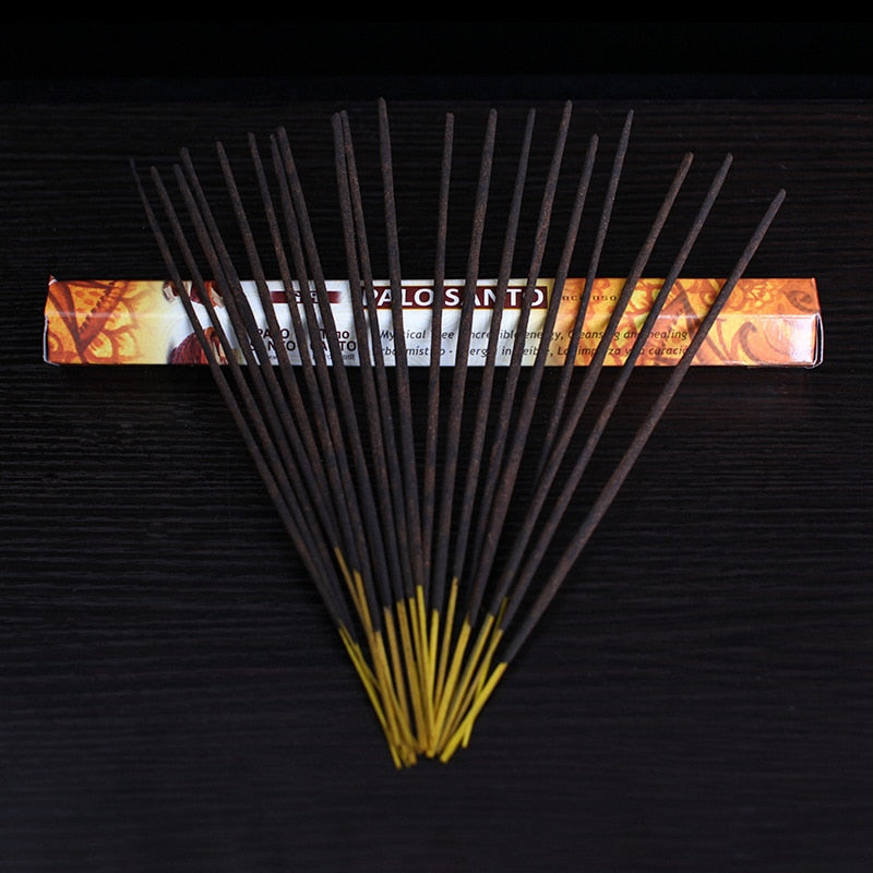Original Indian Incense 20 Sticks Meditation Palo Santo White Sage Incense Room Air Fresh Aromatherapy